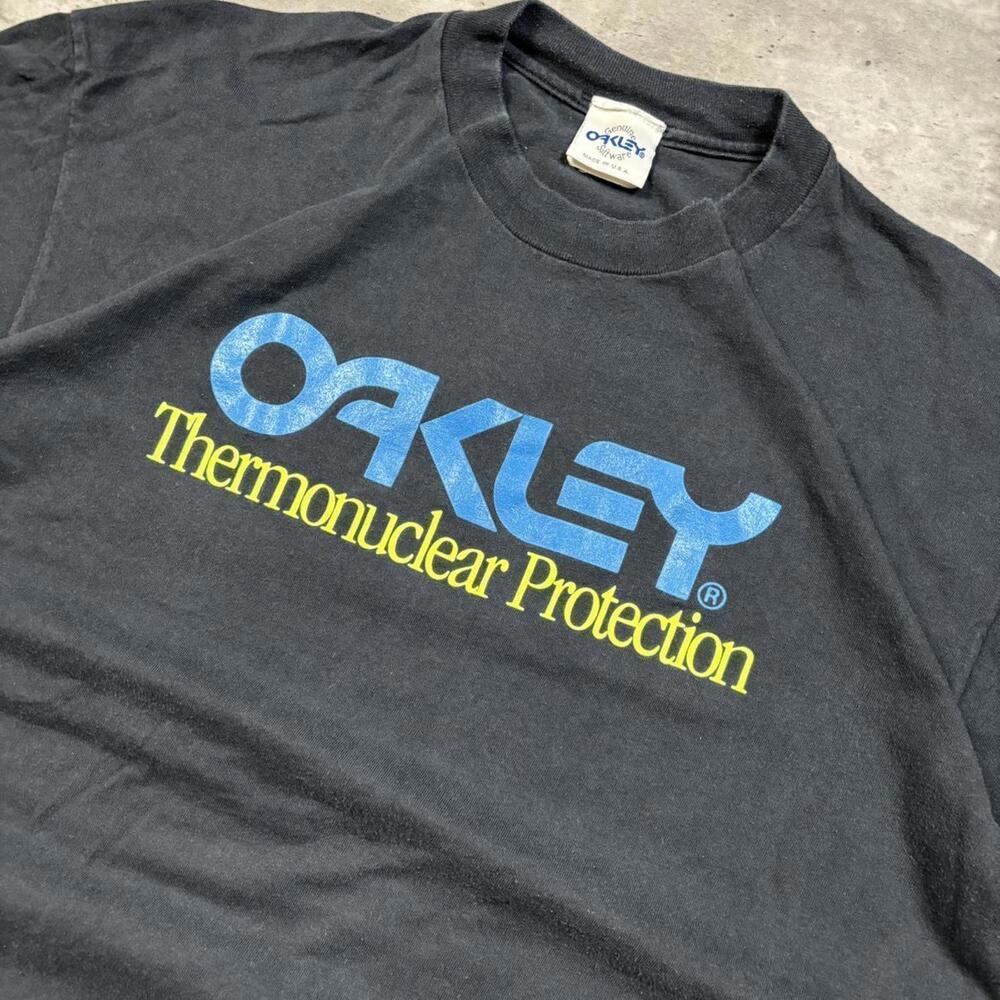 Vintage 90’s Black Oakley Software Tee - Picture 2 of 7